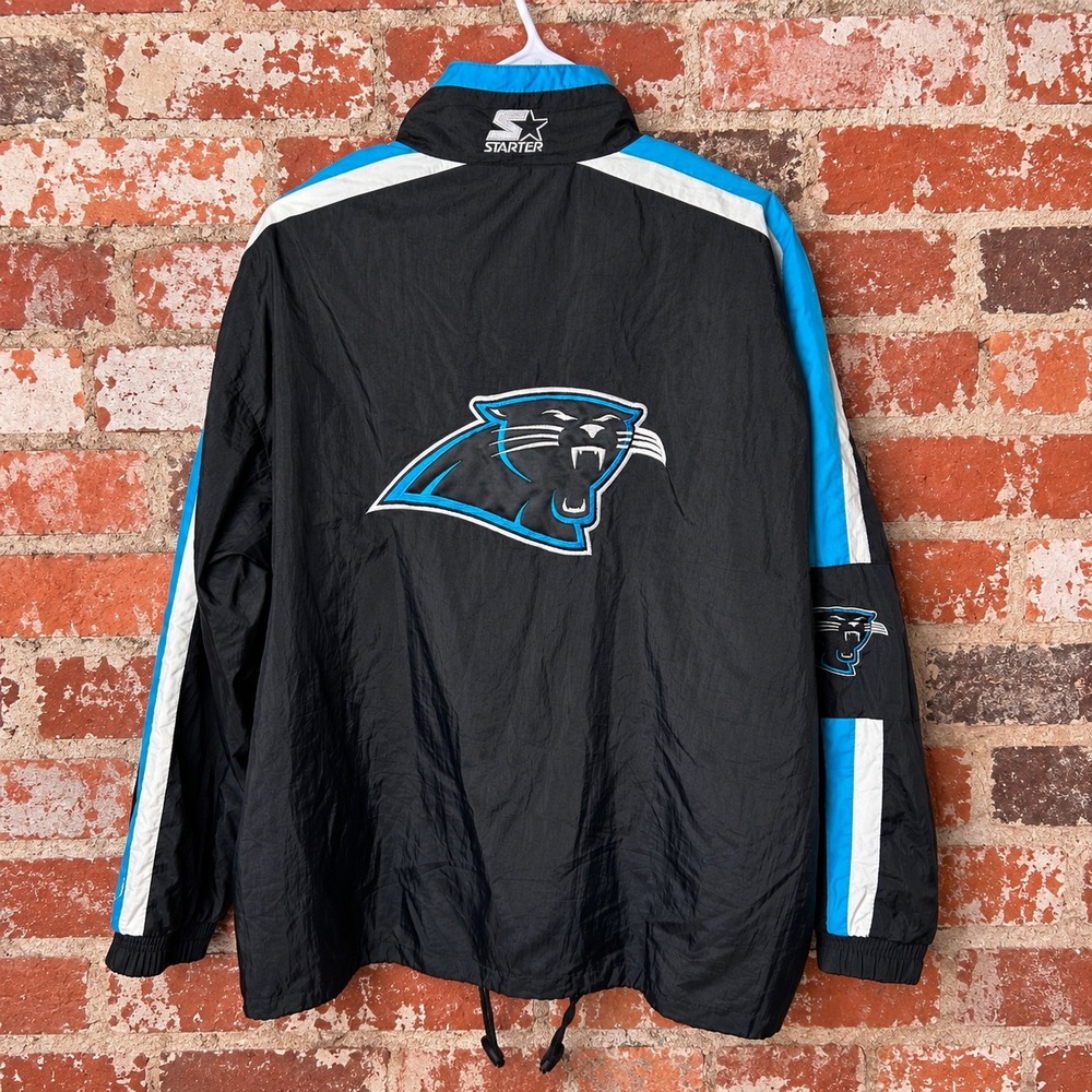 Vintage 90s Starter NFL Carolina Panthers Windbreaker Jacket Mens XL Streetwear